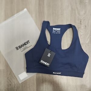 Bandit Navy Gridlock Bra